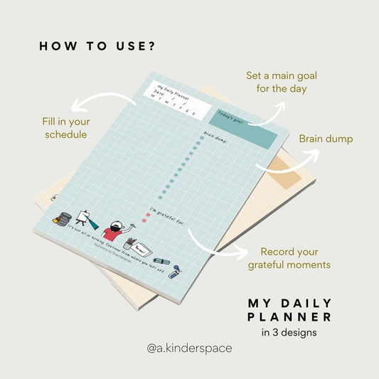 My Daily Planner *LESS THAN PERFECT* | 50 Sheets