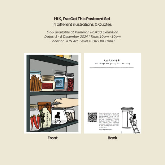 Hi K, I've Got This - Postcard Set (LIMITED SETS)
