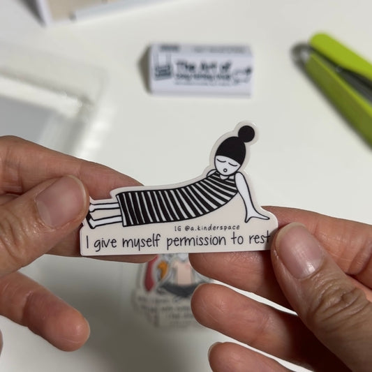 *NEW* The Art of Doing Nothing (Well)- Sticker Pack of 4