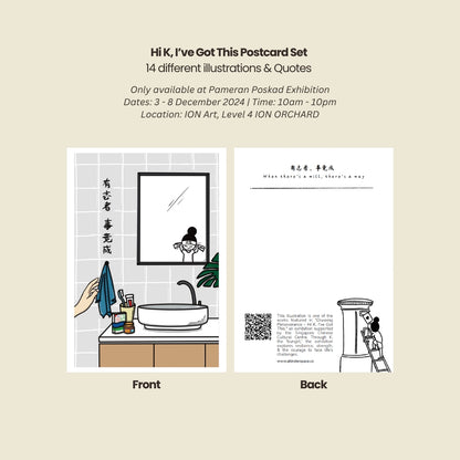 Hi K, I've Got This - Postcard Set (LIMITED SETS)