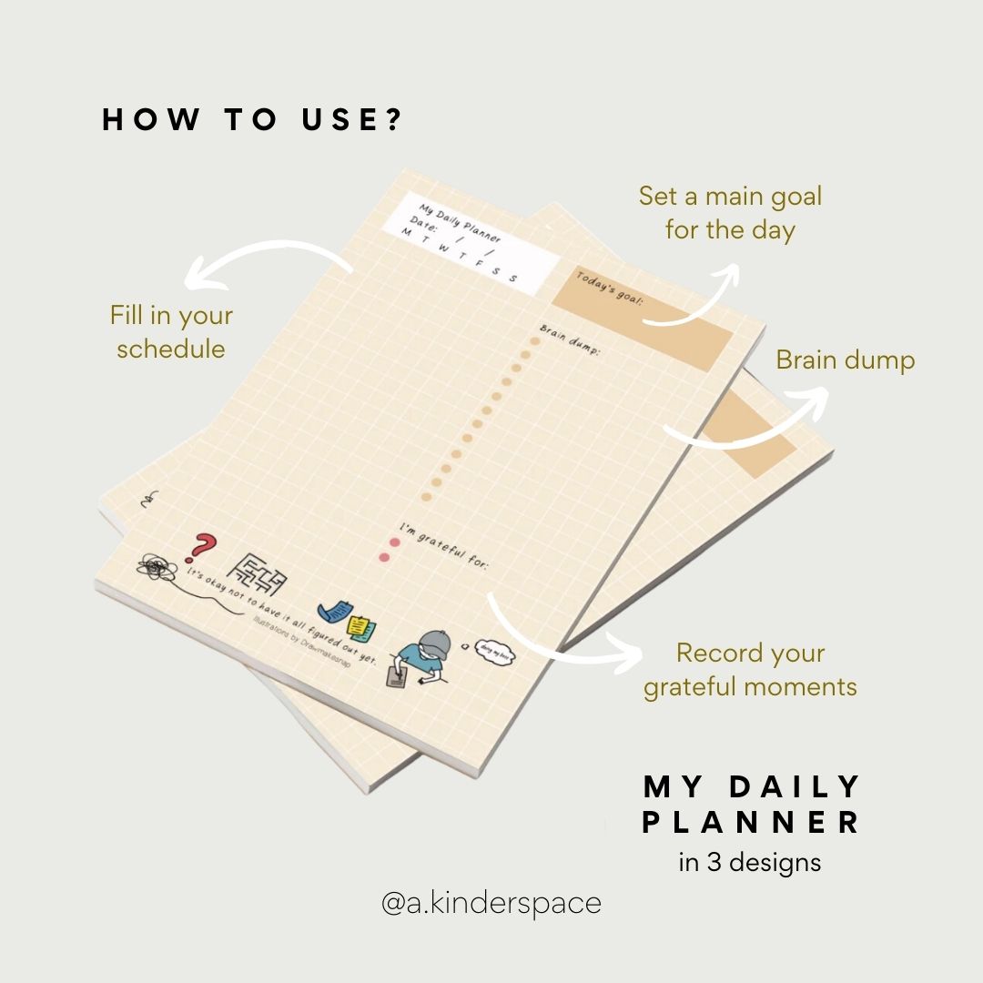 My Daily Planner *LESS THAN PERFECT* | 50 Sheets