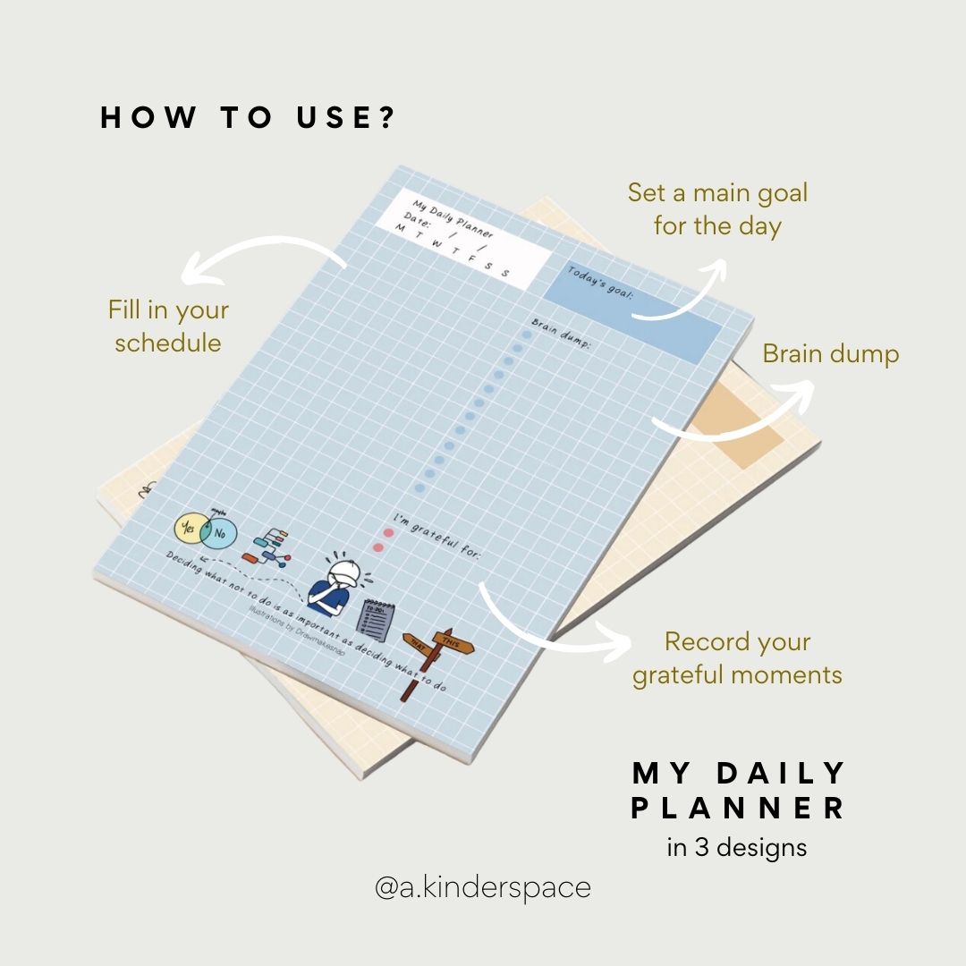 My Daily Planner *LESS THAN PERFECT* | 50 Sheets