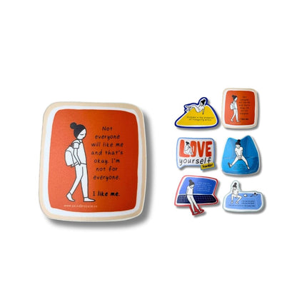 Love Yourself Harder | 6 piece Sticker Pack
