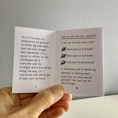 *FREE* Printable Mini Book | Mini Journal of Winning Moments | Digital Download