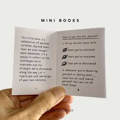 Mini Journal of Winning Moments | 14-page Mini Book