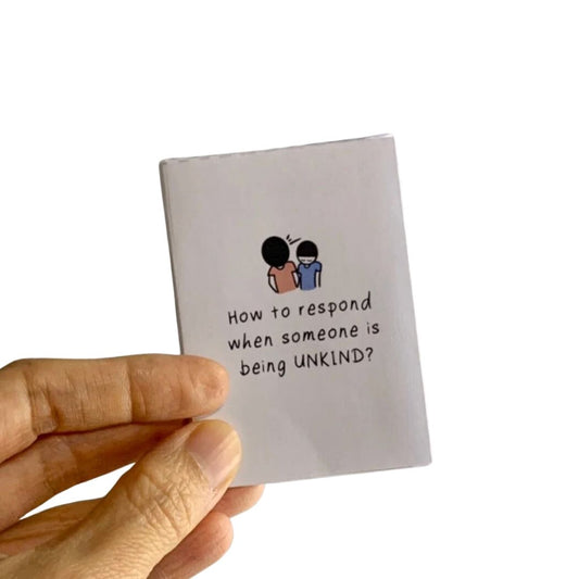 How to respond when someone is being UNKIND? | 14-page Mini Book
