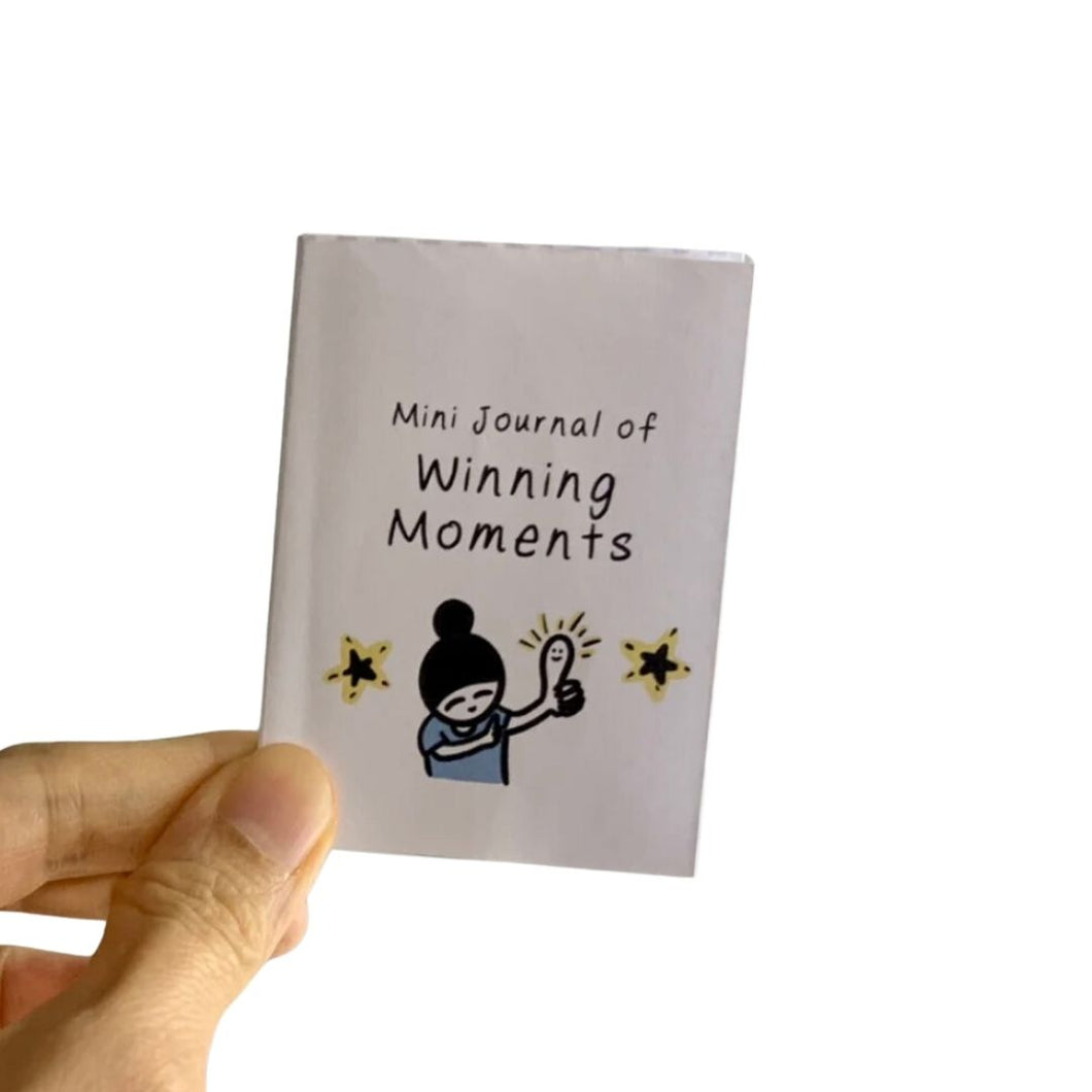 Mini Journal of Winning Moments | 14-page Mini Book