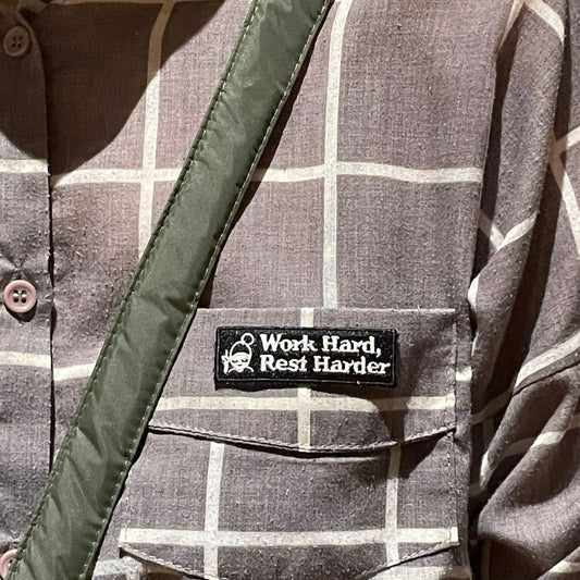 Work Hard, Rest Harder | Iron-on Patch